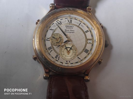 Часы Seiko World Timer