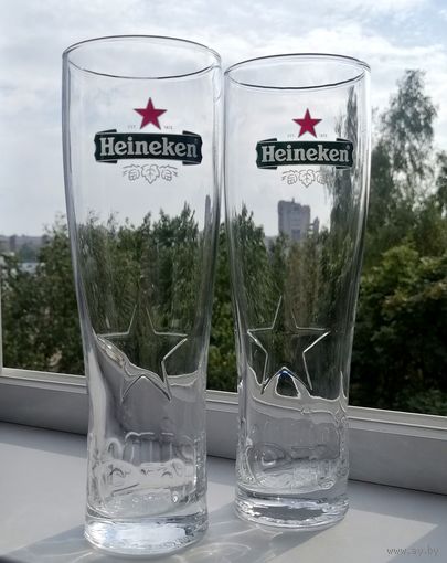 Бокалы пивные "Heineken". Цена за 1шт.