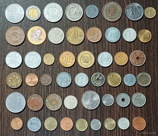 50 монет без РФ и Украины
