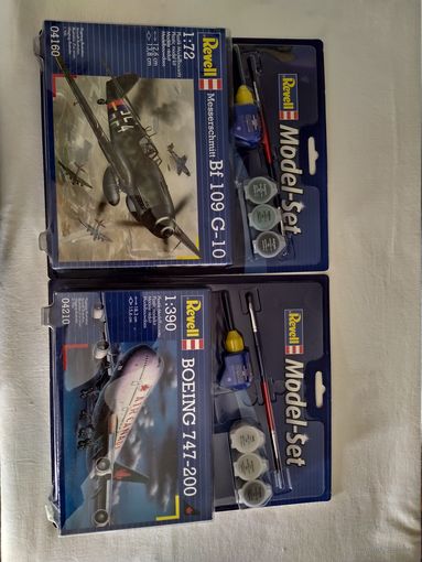 Ревел(Revell),сборные модели с аксессуарами,одним лотом 4 модели