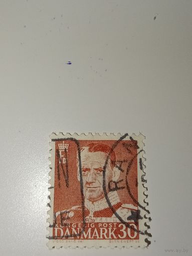 Дания Марка 1952 год Король Фредерик IX