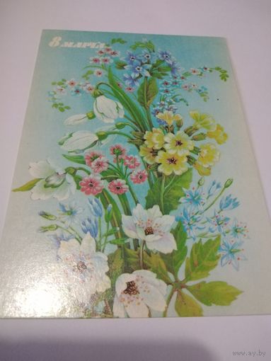 Открытка 1988г. Чистая. Художник Л. Похитонова.