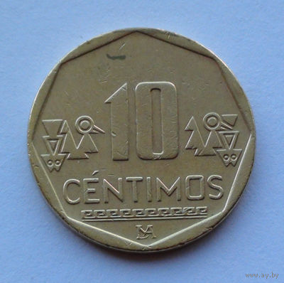 Перу 10 сентимо. 2011