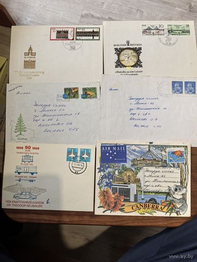 Лот Иностранных конвертов и открыток