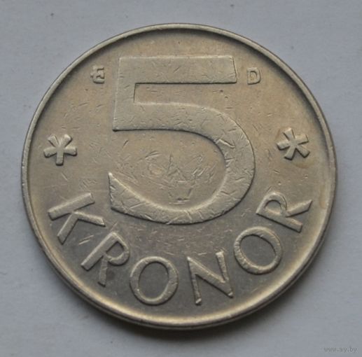 Швеция, 5 крон 1987 г.