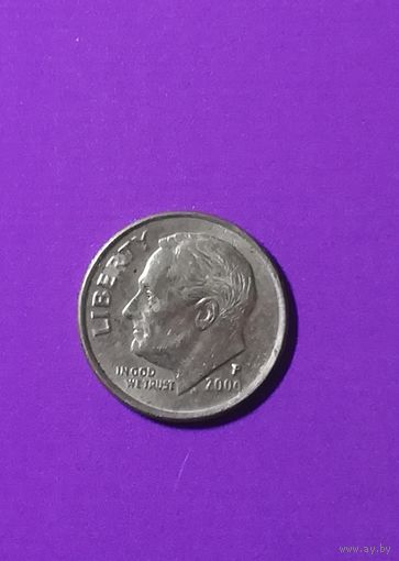 10 центов сша 2000 г.