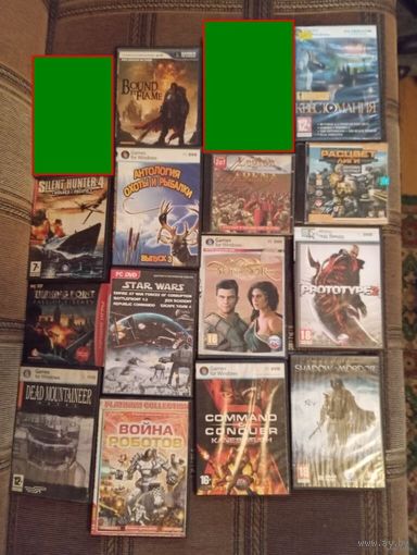 Компьютерные игры на дисках  Цена за один