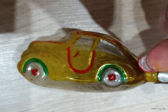 Елочные игрушки, стекло, машинка, машина, автомобиль