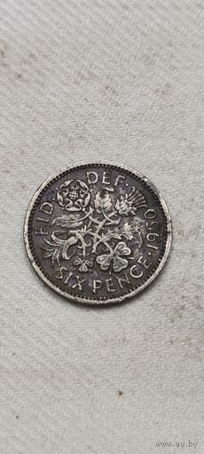 Великобритания 6 пенни 1960