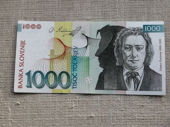 Словения 1000 толаров 2004