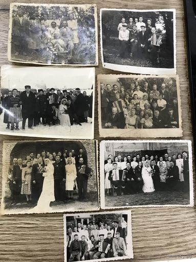 Фото свадьбы.1940-50-е годы.цена за все.