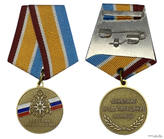 Медаль Ветеран МЧС России