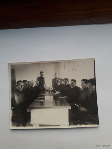 Фотография совещание саперов довоенная