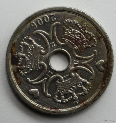 Дания, 1 крона, 2006 год