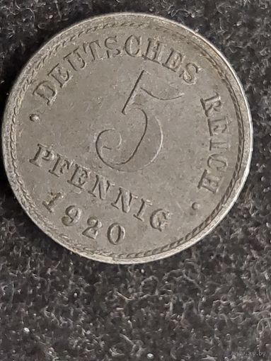 5 пфенингоф германия 1920