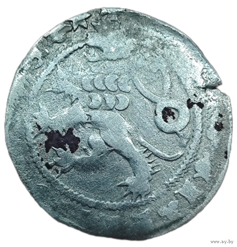 Пражский грош. Средневековье. Серебро. Коллекционный