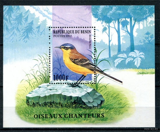 Бенин - 1997г. - Птицы - 1 блок - полная серия, MNH [Mi bl. 31]. #O-Bl-Z-2-14