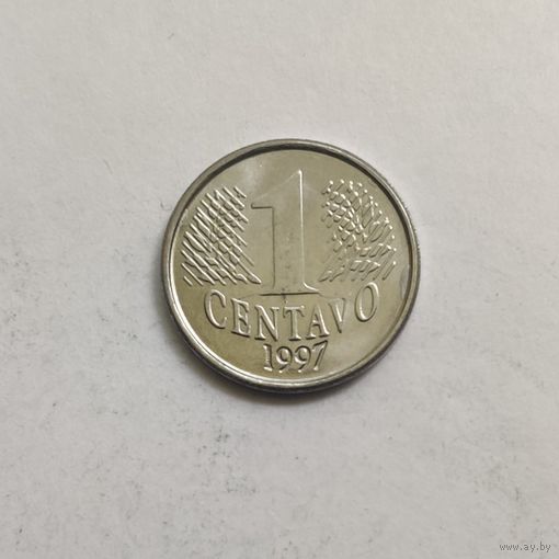 Бразилия 1 сентаво 1997 г.