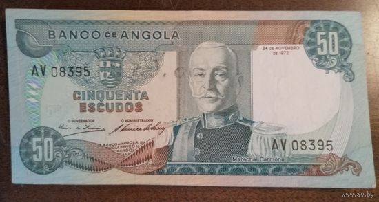 Ангола 50 эскудо 1972 г., Р: 101