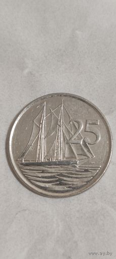 Каймановы острова 25 цент 1999