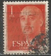 Испания. Генералиссимус Франко. 1955г. Mi#1050.