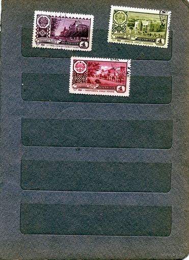 СССР, 1961,  столицы автономных республик,    серия 3м   гашеная
