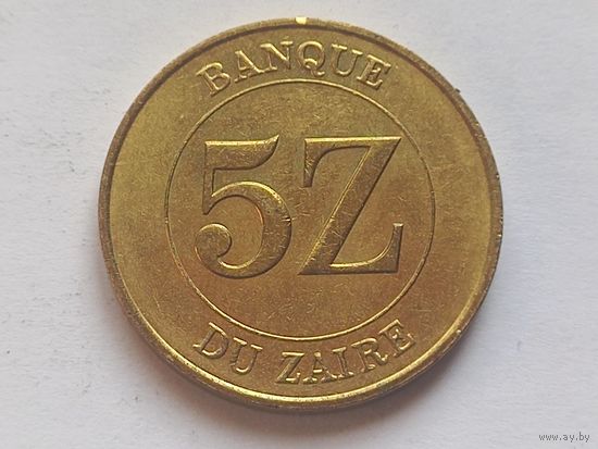 Заир 5 заиров 1987 г.