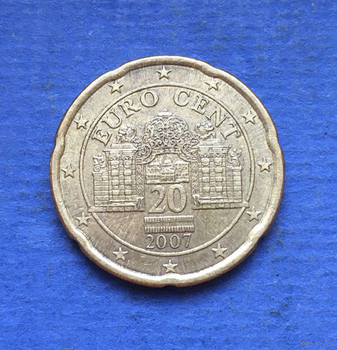 Австрия 20 евроцентов 2007
