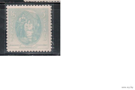 США-1937, (Скотт.796),  ** ,  Вирджиния Дейр (одиночка)