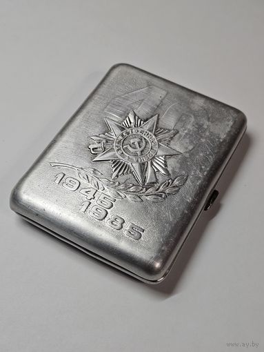Портсигар ,,40 Лет Победы 1945-1984'', ,,Орден Отечественная Война'' СССР.