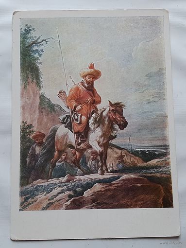Орловский А.О. Киргизский всадник.  1957 г.