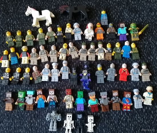 ЛЕГО ЧЕЛОВЕЧКИ 60штук ОДНИМ ЛОТОМ