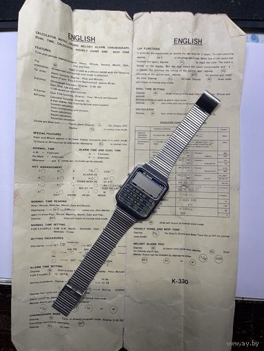 Часы электронные kessel с калькулятором,винтах 80е годы.Старт с рубля