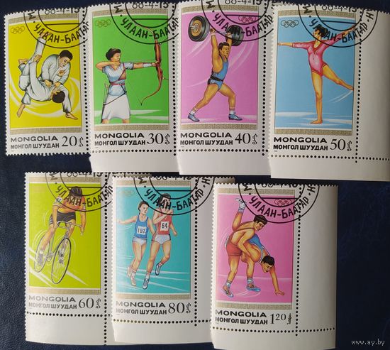 Монголия 1988 Сеул .