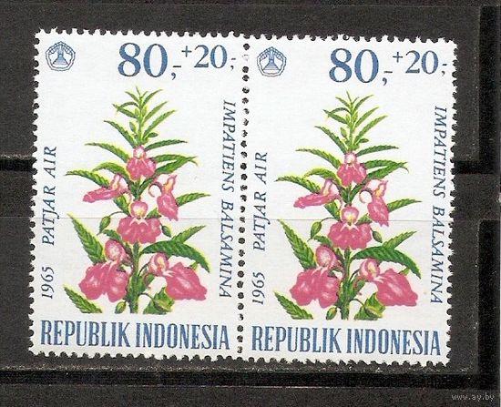 КГ Индонезия 1965 Цветы