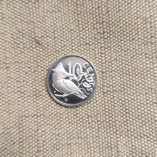 Британские Виргинские острова 10 центов 1973
