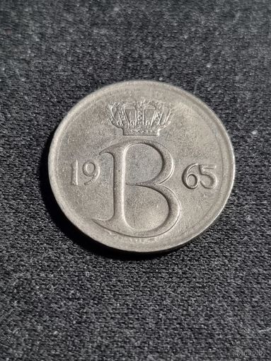Бельгия 25 сантимов 1965