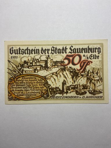 50 пфенингов (нотгельды) г. Германия.-1012