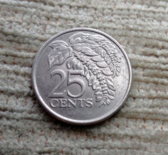 Werty71 Тринидад и Тобаго 25 центов 2007 Цветок Чакония