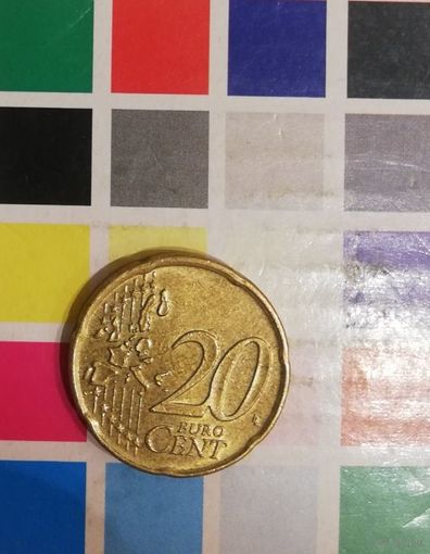 Нидерланды 20 евроцентов 2000