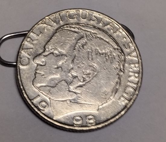 Швеция. 1 крона  1998
