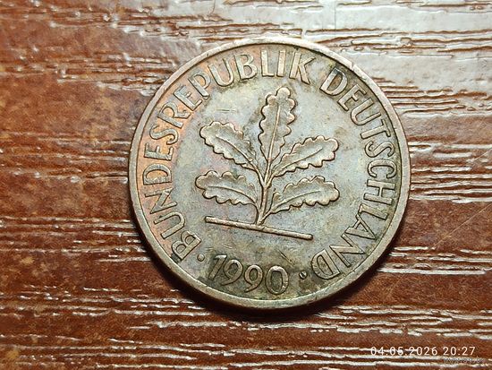 Германия 2 пфеннига 1990 G