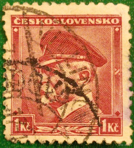 Чехословакия 1935. Первый президент Чехословакии Томаш Гарри Масарик