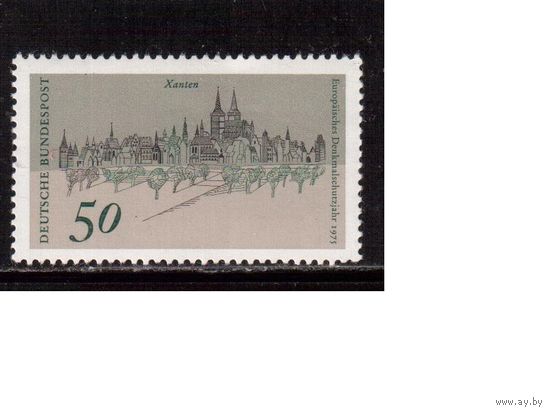 Германия(ФРГ)-1975,(Мих.863), **, Города, Архитектура