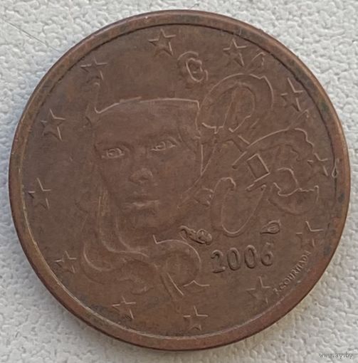 Франция 1 евроцент 2006 г.