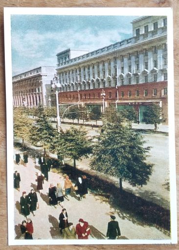 Минск. Жилой дом для рабочих автозавода. 1954 г. Чистая.