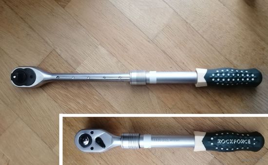 Трещотка телескопическая RockFORCE 1/2'' 300-440мм Минск Новая