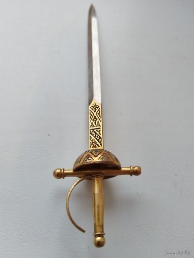 Шпага, рапира. Позолота. Европа.