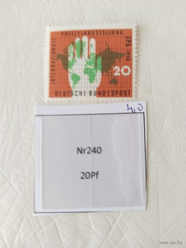 ФРГ  1956      К.Ц  4.0- евро