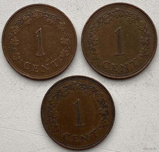 Мальта 1 цент 1975 г. Цена за 1 шт.